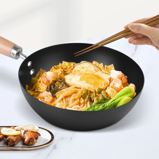 Black Iron Wok 24cm