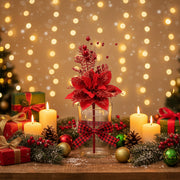 52 cm Red Christmas Berry Branch Artificial Flower Decoration