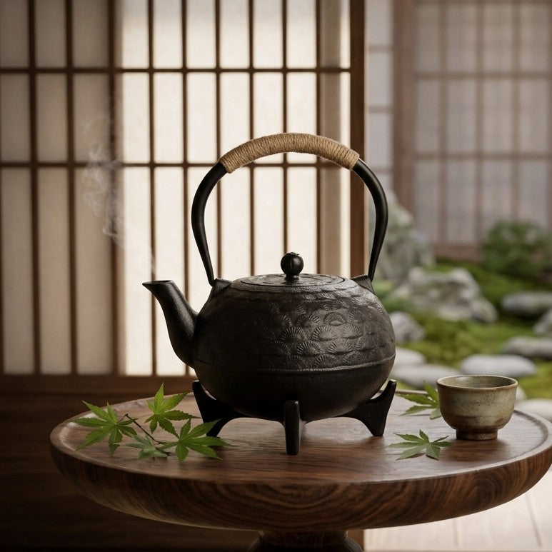 1600 ml Japanese Kettle with Coaster