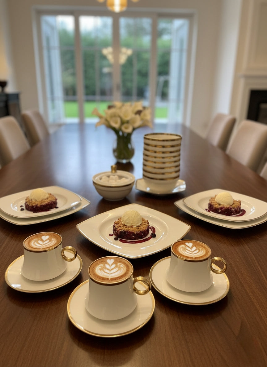 Gold Dinner Set 30-Piece