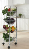 4 Layer Fruit Trolley Rack