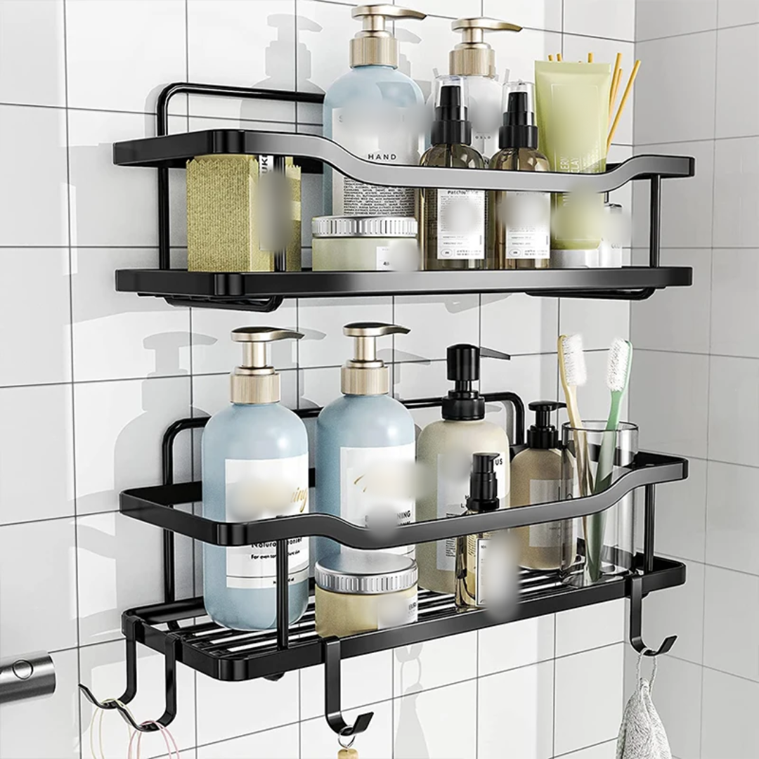 2Pcs Set Bathroom Organizer / Kitchen Shelf
