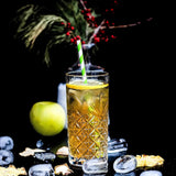 6Pc Elegant Crystal Glass Set