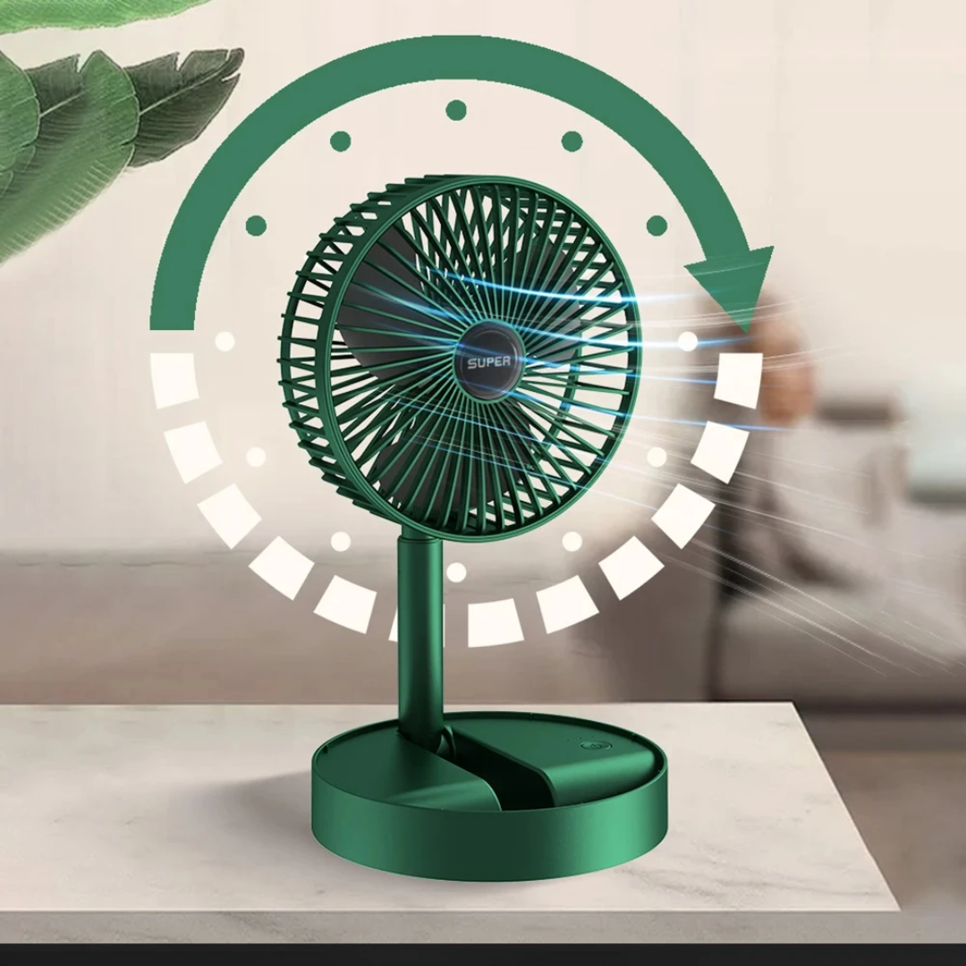 Mini Foldable Fan – Portable USB Rechargeable