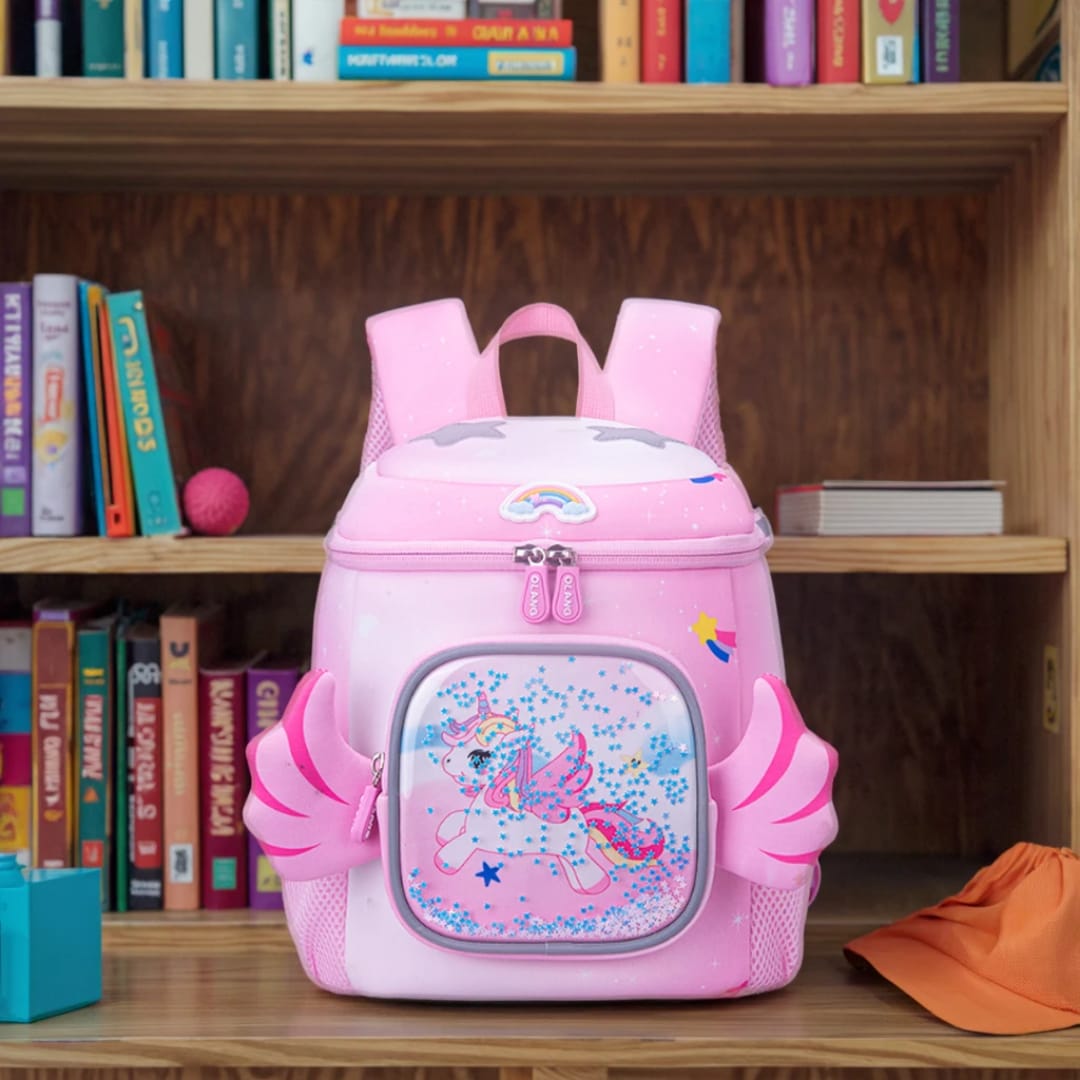 Girls’ Cartoon-Themed School Bag