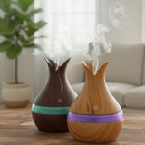 300ml Wood Grain Essential Oil Air Humidifier