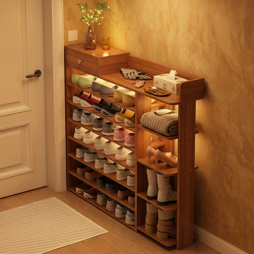 113 × 13 × 29cm Heavy Duty Shoe Rack