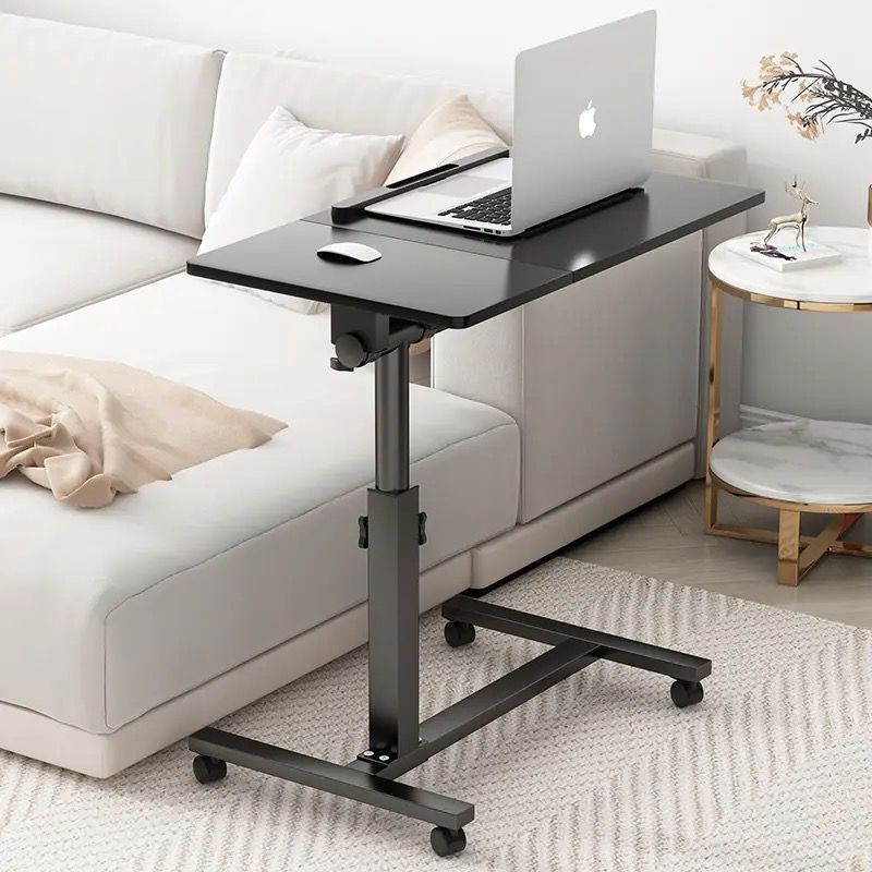 Adjustable Overbed Laptop Table with Wheels