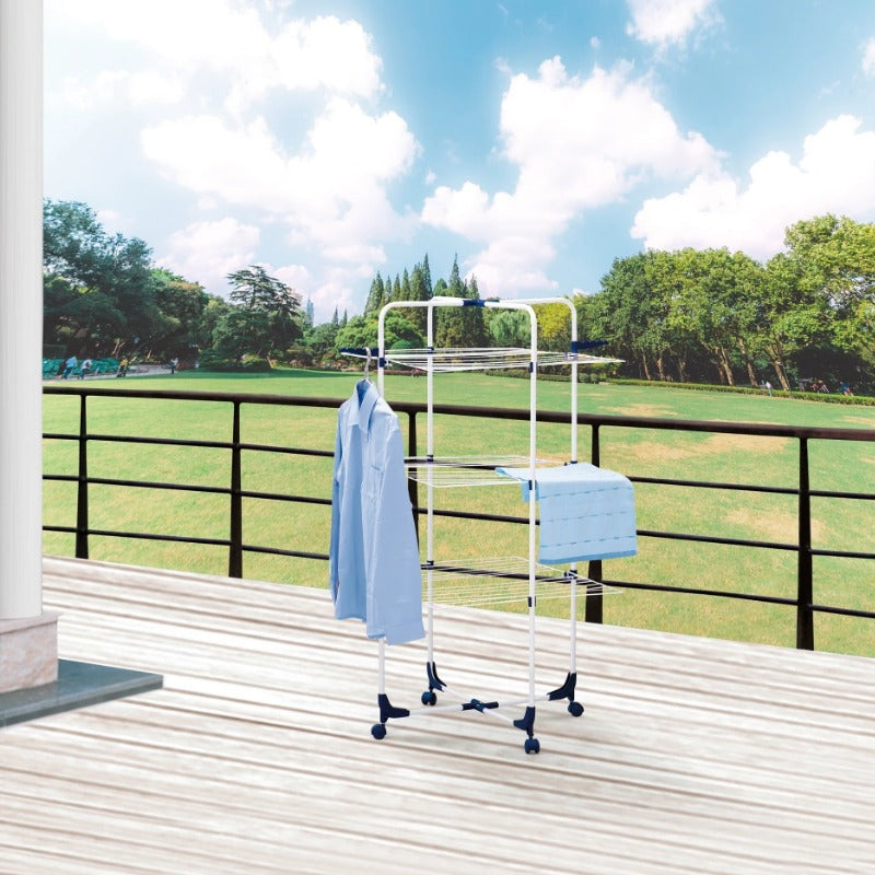 Foldable 3-Tier Clothes Drying Rack
