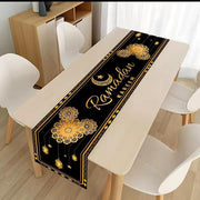 Ramadan/Eid table runner measuring 33 x 180cm for festive dining décor