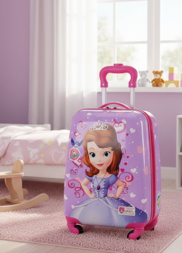 Cartoon Themed Kids Trolley Bag – 18 Inch