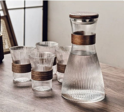 Japanese Style Glass Cold Water Jug