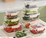 Airtight Clip Lock Lids Food Storage Containers