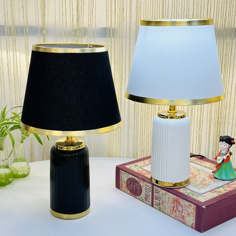 Modern decorative table lamp with warm lighting, size 35 × 20 × 20 cm