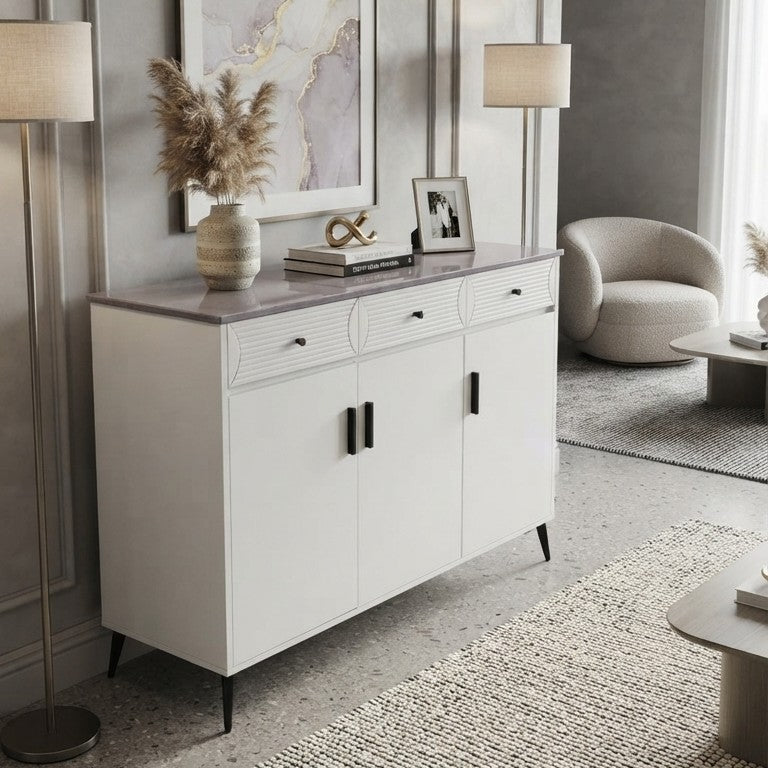 1.2m Console Table Storage Cabinet
