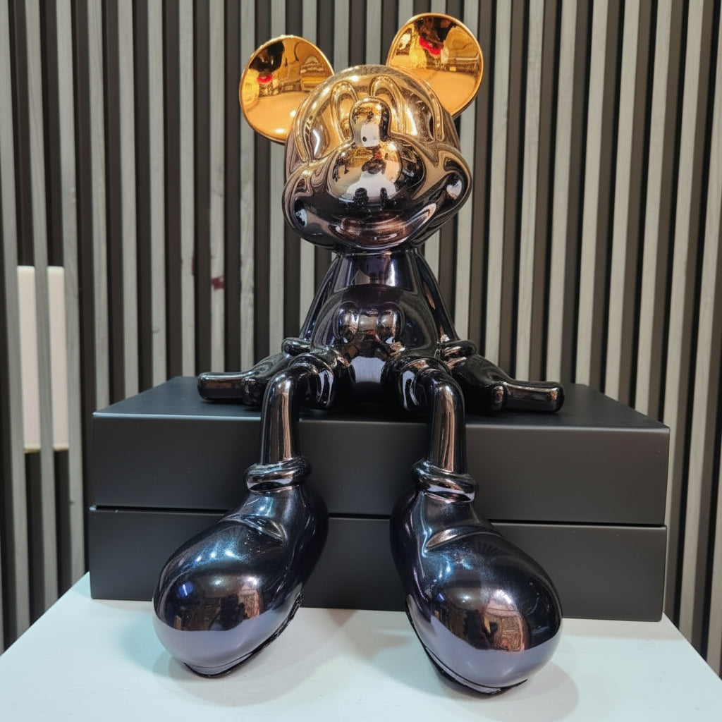 Sitting Mouse Character Statue