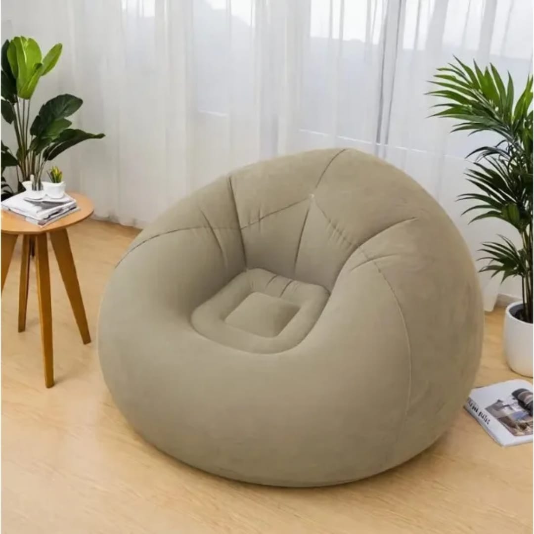 Inflatable Sofa Bean Bag with Manual Pump