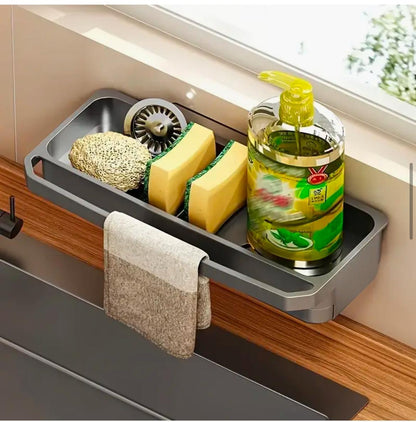 Wall Mounted Sink Caddy Organizer
