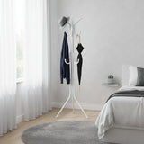 Metallic Coat And Bag Hanger Stand