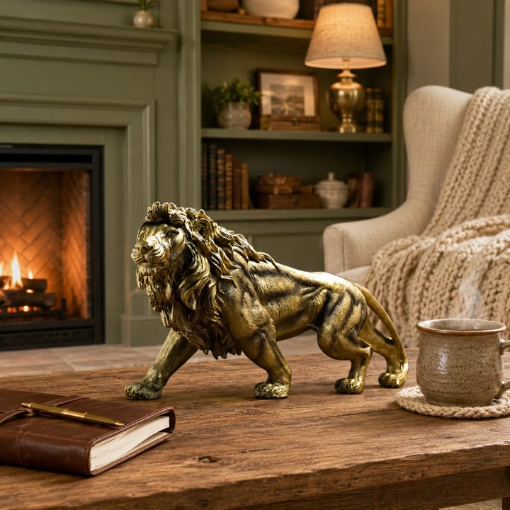 Resin Lion Decorative Statue