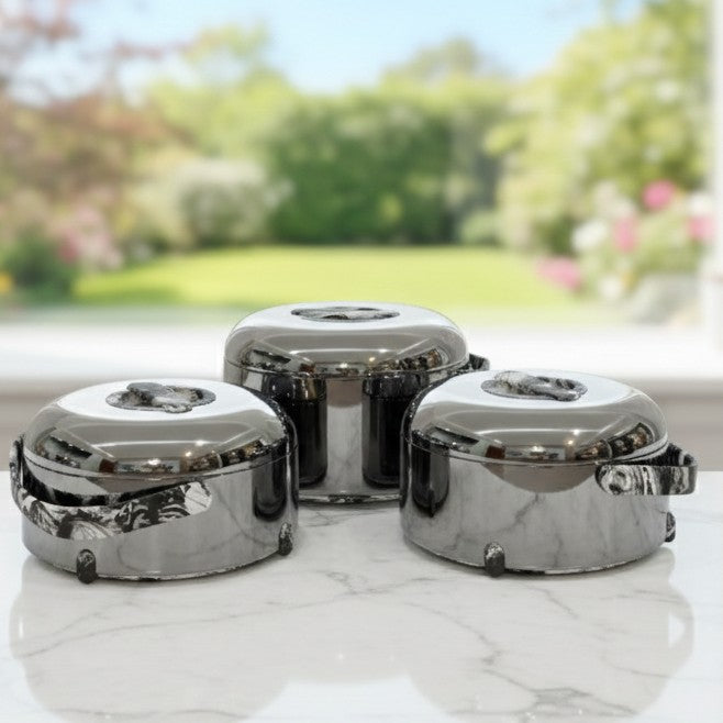3Pc Insulated Hotpot Set