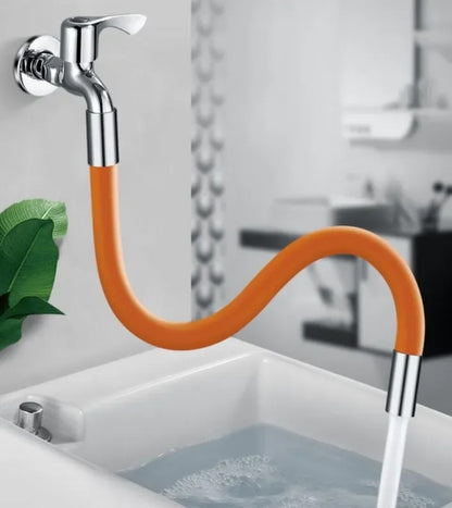 360° Rotating Faucet Extension Extender Flexible Silicone Hose