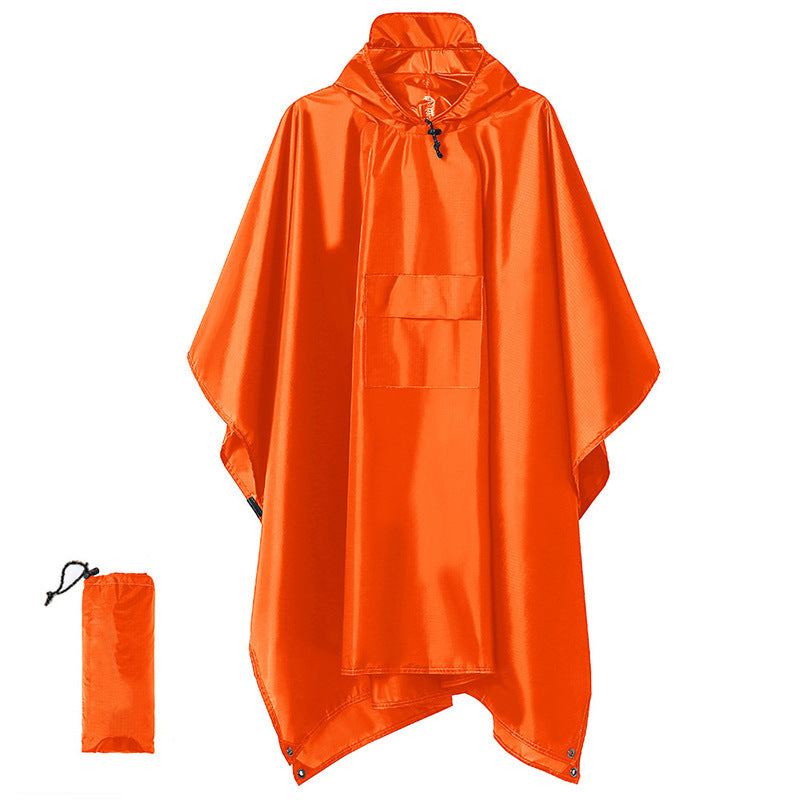 Adult Rain Poncho With Cap