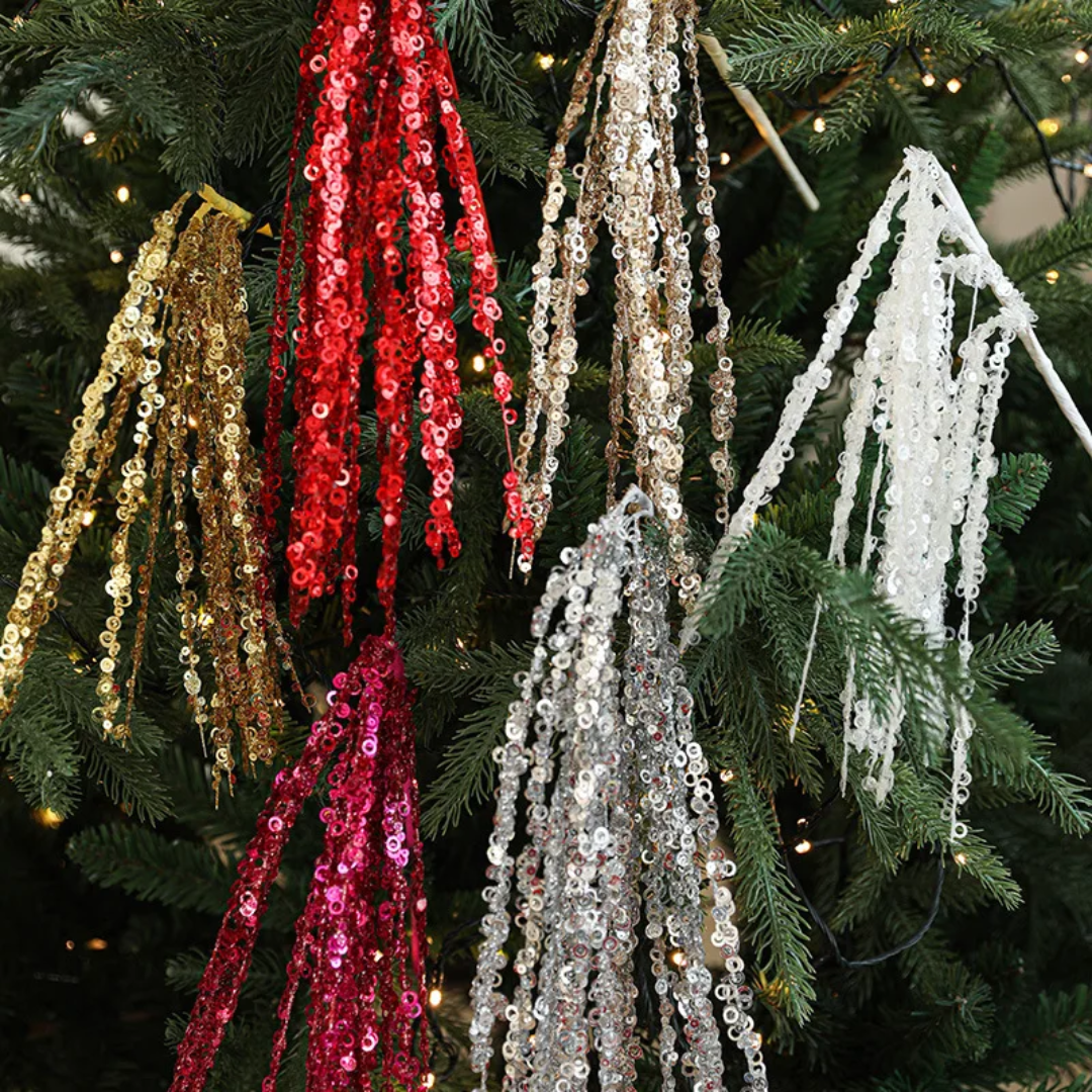 60cm Glitter Twig Ornaments