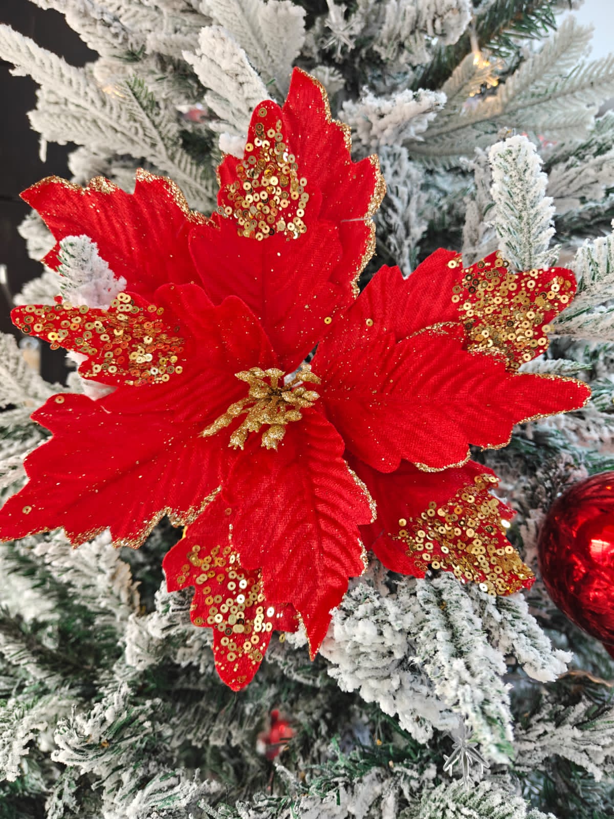 Christmas Glitter Flower