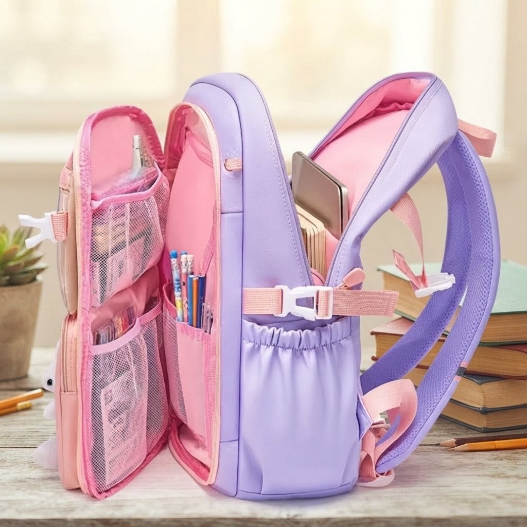 Girl's Lightweight School Backpack
