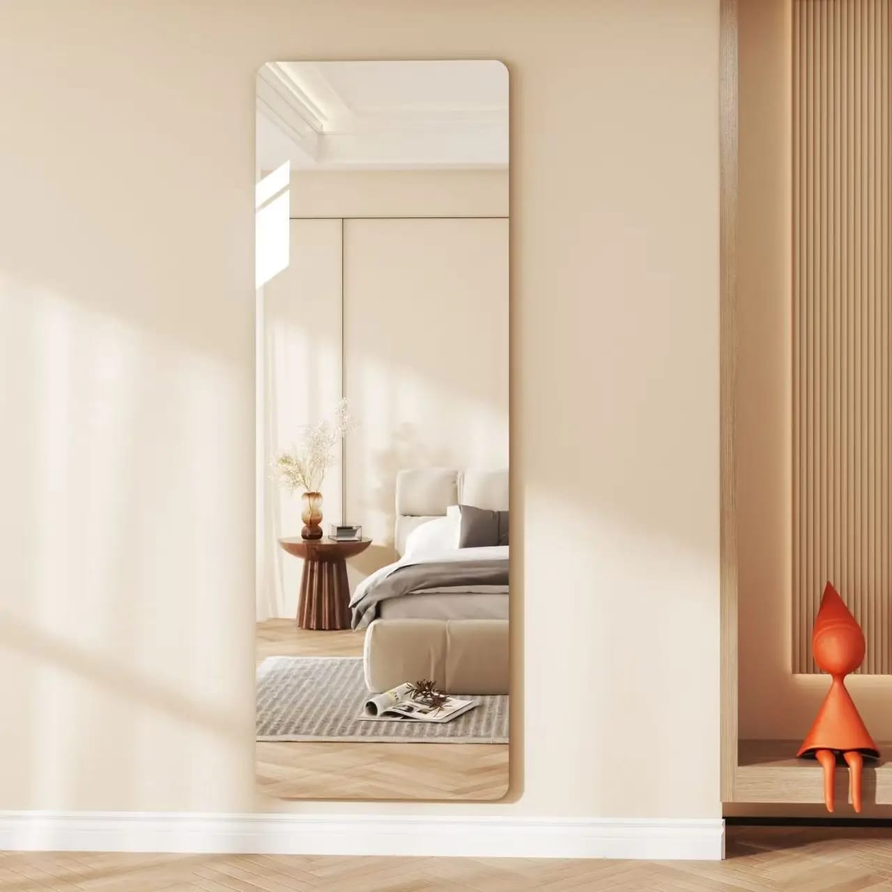 Unbreakable Acrylic Self Adhesive Mirror 120 × 40 cm