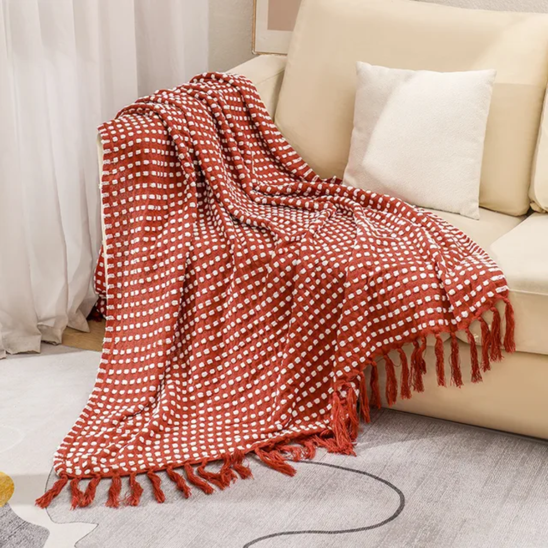 Knitted Throw Blanket