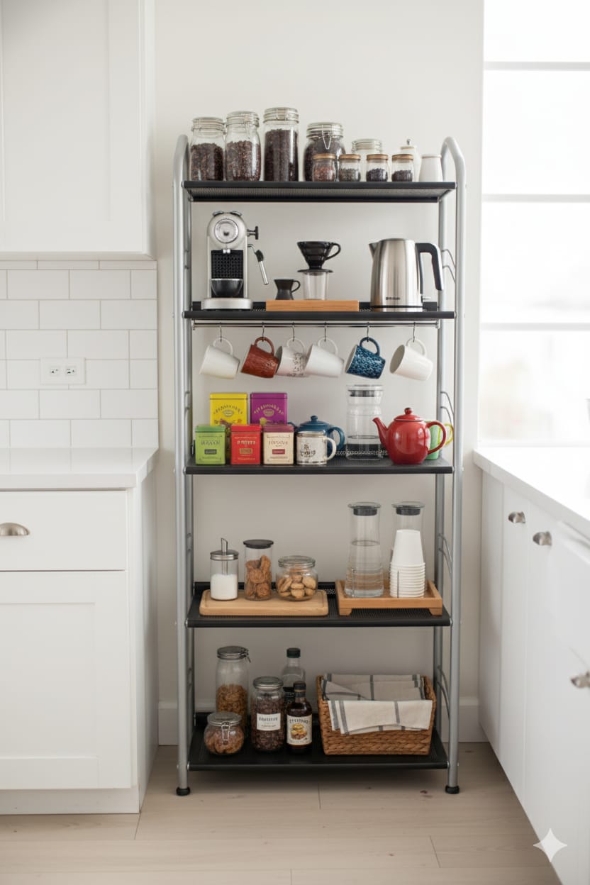 Shoe Rack Shapely Carbon Steel