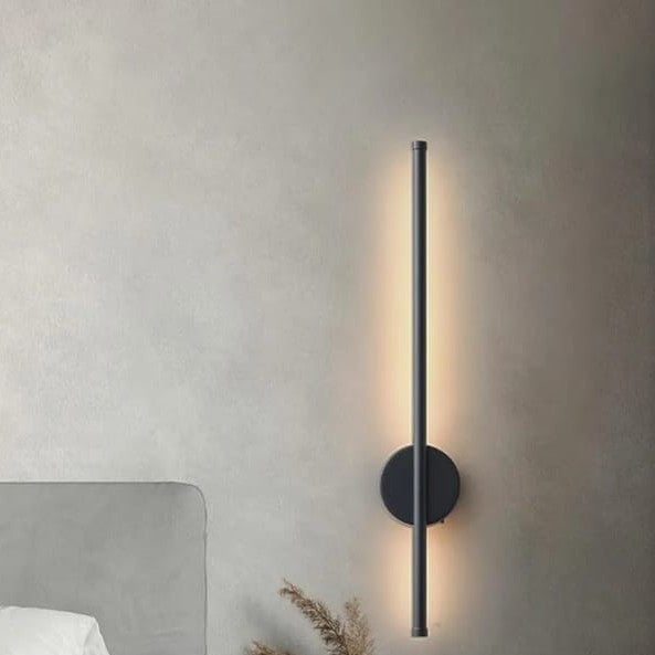 Wireless LED Wall Sconce with Remote Control Black
