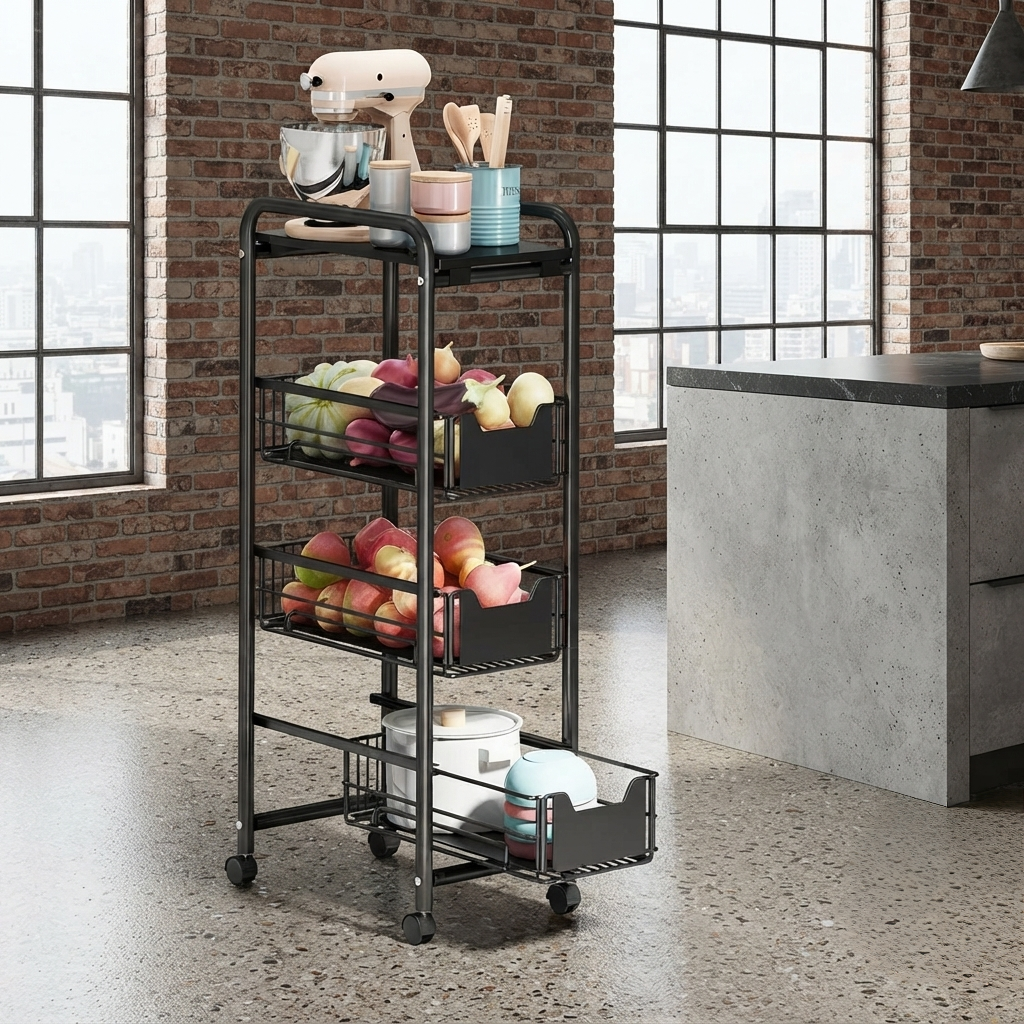 Multifunctional Kitchen Storage Rack