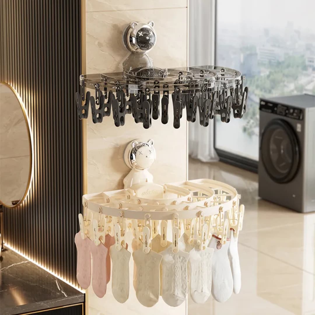 Wall Mounted Clothes Rack