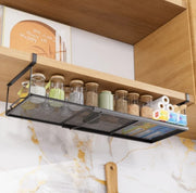 Ultra narrow bedroom bedside cabinet with 2 drawers and metal handles, compact nightstand for small spaces. 🛏️✨