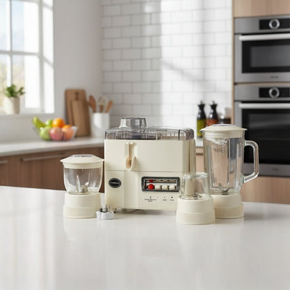 4 in 1 primdale food processor with juicer blender chopper and grinder