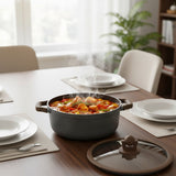 10Pcs Granite Cookware Sufuria Set With Glass Lids