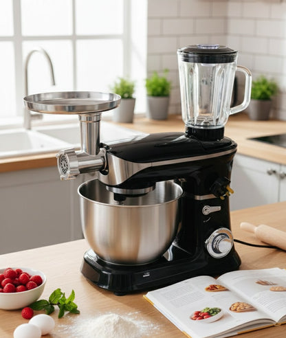 Heavy Duty 3-in-1 Stand Mixer – Mixer, Blender & Meat Mincer