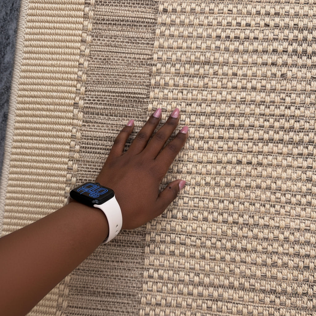 Teora Bordered Carpet Rug