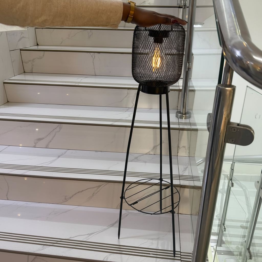 Solar Outdoor Garden Patio Lantern 80 × 22 × 22cm