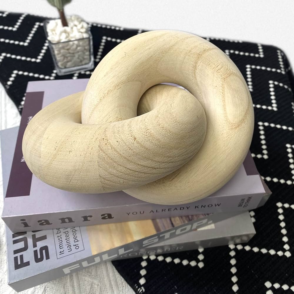 Wooden Knot Decorative Ornament