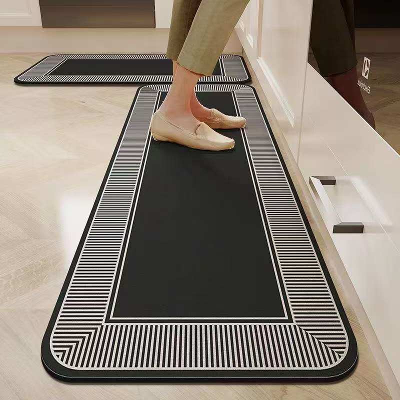 Big size anti-slip kitchen mat set with rubber bottom in 50x80cm and 50x150cm sizes. 