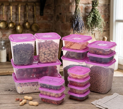 17Pc Crisper Storage Set