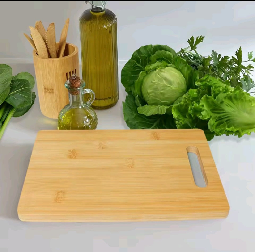 Heavy Duty Bamboo Chopping Board With Handle