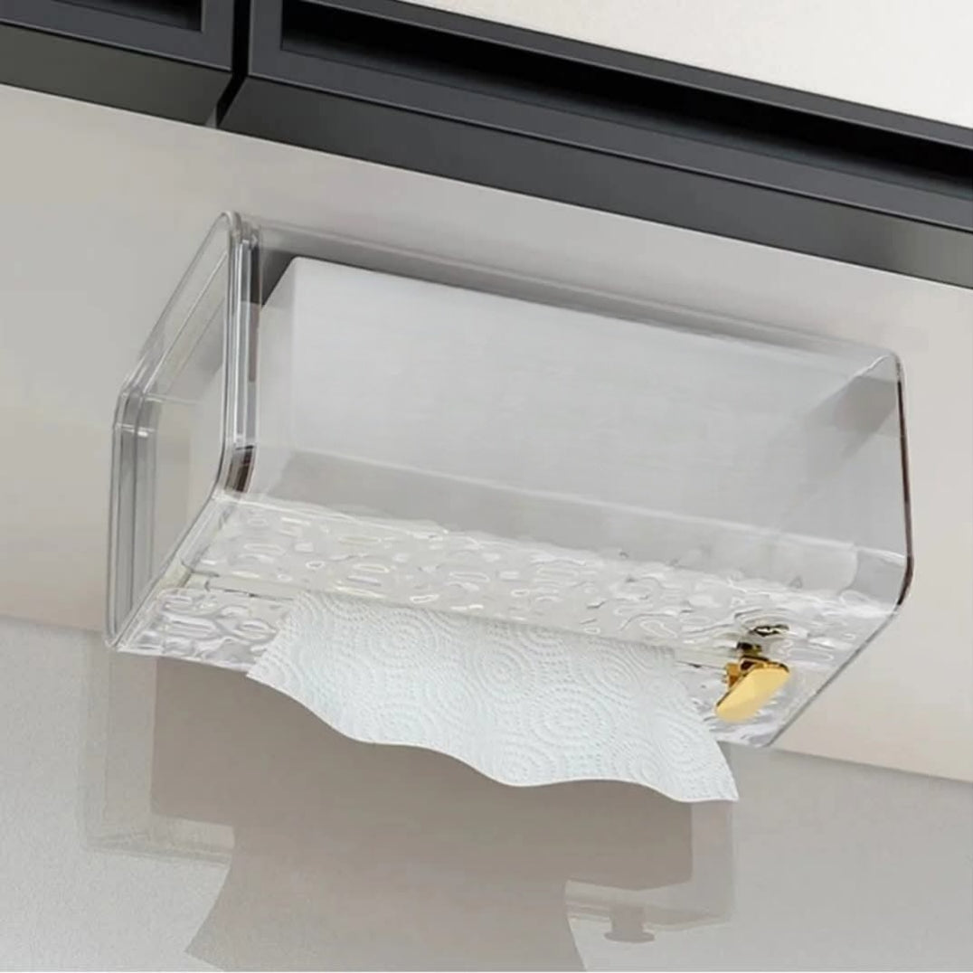 Wall-Mounted Acrylic Transparent Tissue Box