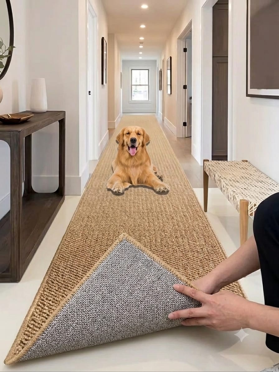 Long Hallway Woven Corridor Rug
