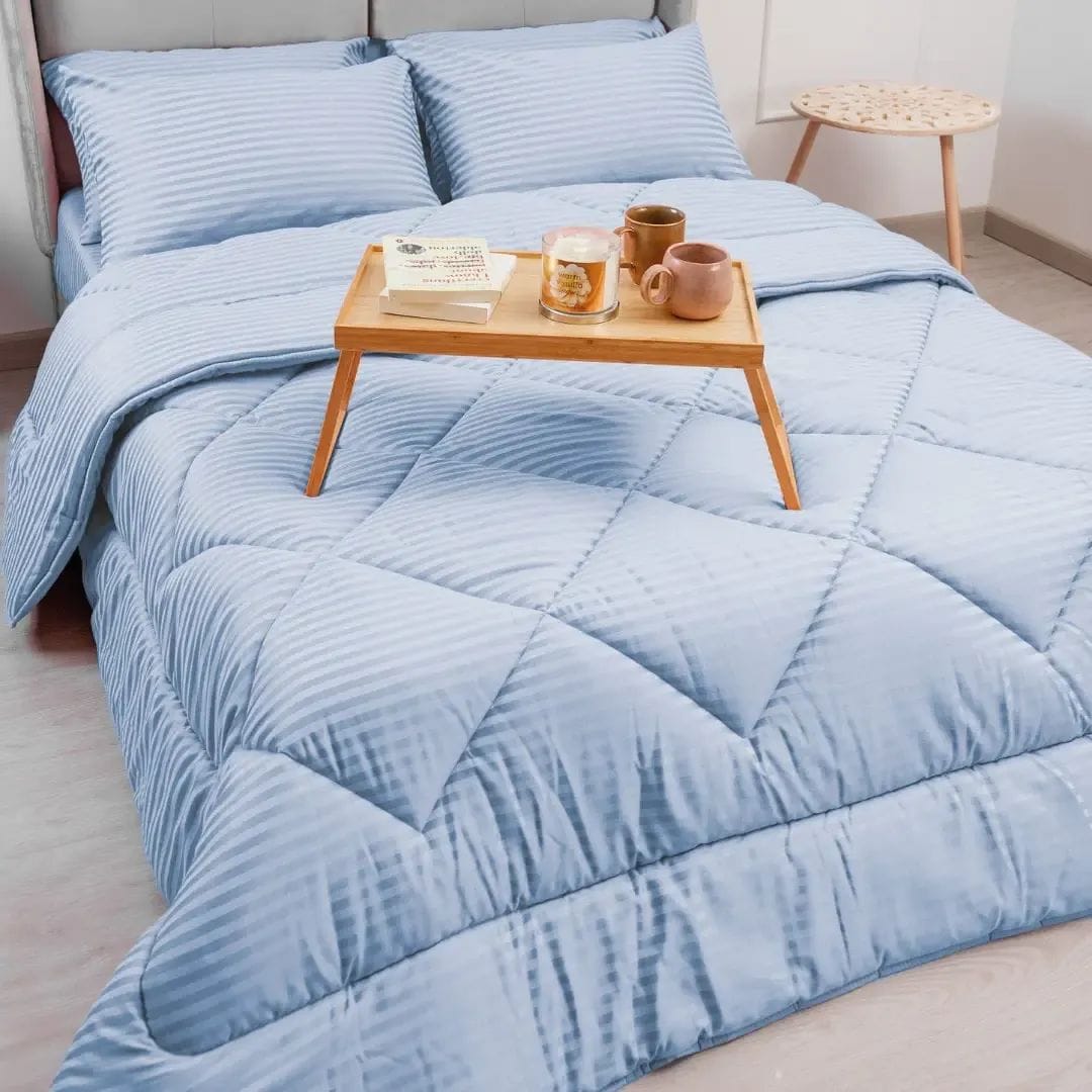 6 × 7 Binded Cotton Warm Duvet Set