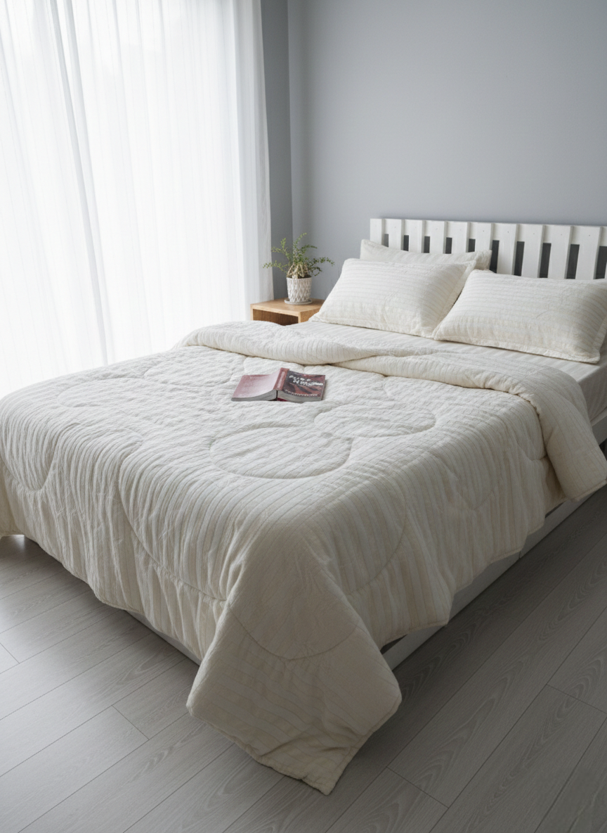 Heavy Woolen Fleece Duvet Set